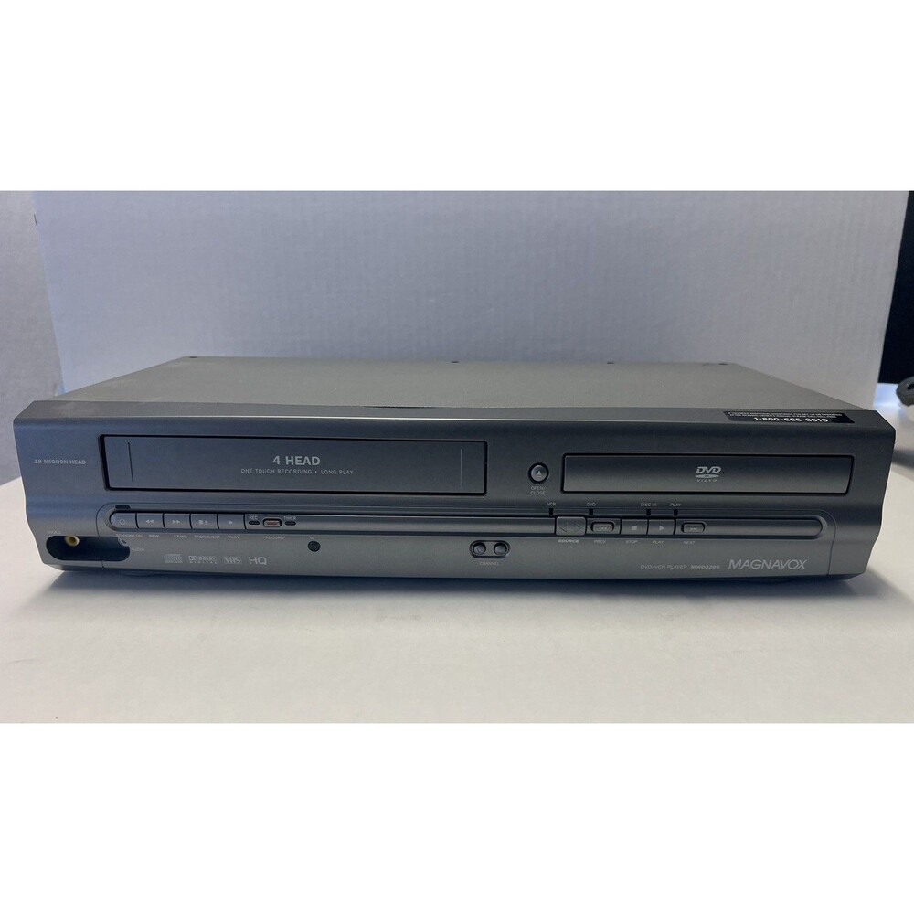 Magnavox MWD2205 DVD / VCR Combo Player - No Remote - TESTED -
